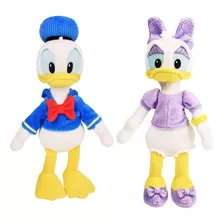 Just Play - Puf De Peluche De Pato Donald Y Daisy Duck De D.