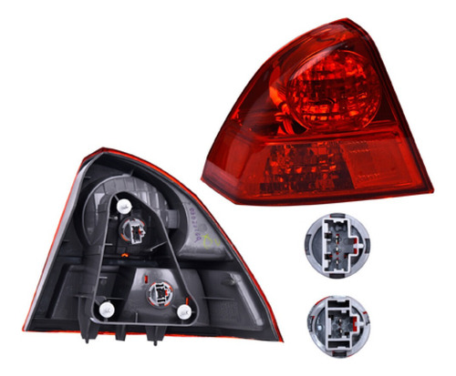 Calavera Exterior Depo Honda Civic 2003 2004 2005 Foto 5