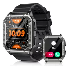 Reloj Inteligente Militar Para Hombre, Reloj Militar Con Lla