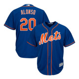 Camiseta Azul De Los New York Mets #20 De Alonso