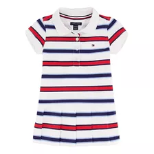 Vestido Infantil Listrado Tommy Hilfiger Importado 