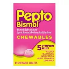 Pepto Bismol Masticables, Alivio Del Malestar Estomacal, Sub