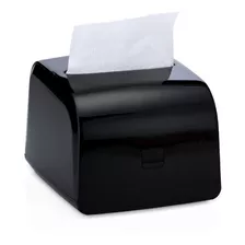 Dispenser Porta Guardanapos Interfolhado De Mesa Cor Preto