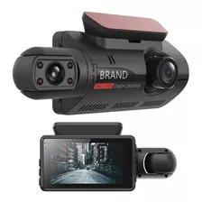 Camara Dvr Doble Lente Gps Para Carro Full Hd Sensor Choque