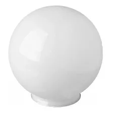 Globo 15x28 Luminária Para Poste Leitoso Branco