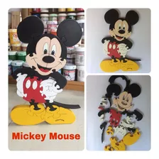 Muñeco En Mdf, Rompecabezas La Casa De Mickey Minnie Mouse.