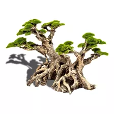 Novelsite Decoracion Para Pecera, Arboles Bonsai Con Musgo S