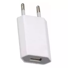 Carregador Celular Plug Adaptador Fonte Usb 5v 1.5a Bivolt Cor Branco