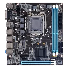 Placa Mãe Bluecase Bmbh61 Ddr3 Lga 1155 Rede 1000 H61 Nvme Cor Preto