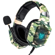 Onikuma K8 Camuflado Headset Gamer Rgb Light Ps4 Pc Promoção