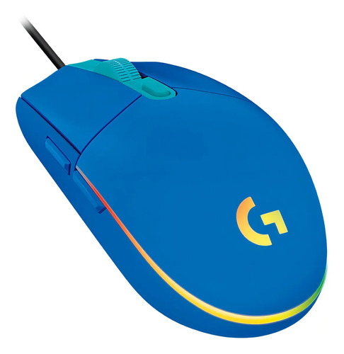 Mouse Gamer Lightsync G203 Logitech G Series Azul