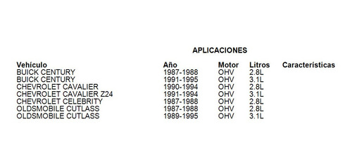 Repuestos Fuel Injection Buick Century 1988 2.8 Tomco Foto 3