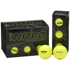 Nitro Distancia Máxima Golf Ball (12-pack), Amarillo