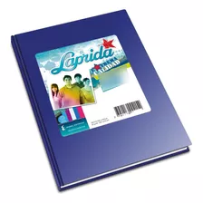 Cuaderno Laprida Tapa Dura Azul X98 Hojas Rayado Araña