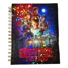 Cuaderno Stranger Things Holográfico Con Esquelas Eleven 