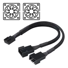 Cabo Splitter Fan 4 Pinos Multi Conector 2x Pwm Sleeved 15cm