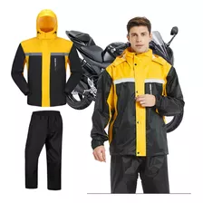 Motociclista Impermeable Reflejante Respirable Traje Lluvia