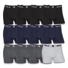 Kit 12 Cuecas Polo Wear Masculinas Boxer Microfibra