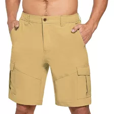 Bermuda Short Cargo Moda Con Varios Bolsillos Para Hombre