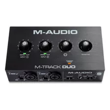 M-audio M-track Duo - Interfaz De Audio Usb Con Entradas Dob