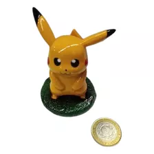 Adorno Pokemon Pikachu Resina 7 Cm Fragata Acuario Peces