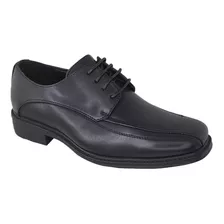 Zapato Formal De Vestir Con Cordon Adolecentes 3215 Negro