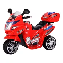 Moto Carro Recargable Electrica 4 Año Roja Rosada Azul Negr Color Rojo