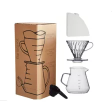  Cafetera Hario V60 Barista Kit V02 + 100 Filtros Papel