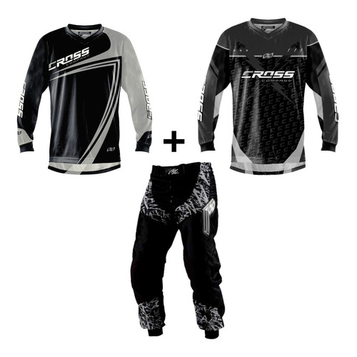 Kit 2 Camisas Motocross Trilha + 1 Calça Pro Tork Barato