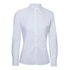 Camisa Feminina Dudalina Ml Slim Tricoline - 53.01.0384