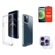 Case Funda Para iPhone 13/ 13 Mini/ Pro/ 13 Pro Max + Micas