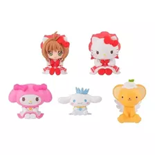 Set 5 Figuras Hello Kitty 4.5 Cm My Melody Sakura Kero