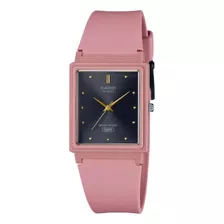 Reloj Casio Mq-38uc-4a Analógico Wr Casio Centro Color De La Malla Rosa Color Del Bisel Rosa Color Del Fondo Negro