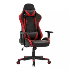 Silla Gamer Negro Con Rojo Americanas