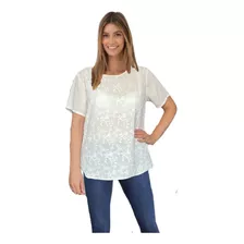 Blusa De Blanca De Vestir. Talla L