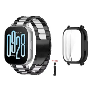 Combo malla de acero y protector Redmi Watch 3/5 Active/Lite