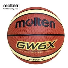 Balón Molten Basquetbol Gw6x Mujeres Piel Sintética Fiba 6