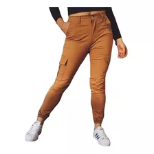 Pantalones Joggers Con Cargo Para Dama, Tipo Busos 