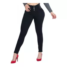Pantalón De Mezclilla De Dama Corte Colombiano Itzi Jeans355