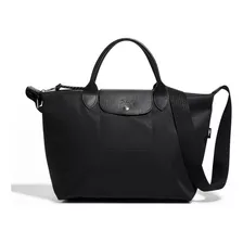 Longchamp Le Pliage Neo Crossbody Pequeña Original, Negro