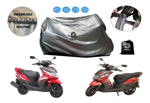 Funda Afelpada 100% Impermeable Para  Motoneta Yamaha Ray Z Foto 2
