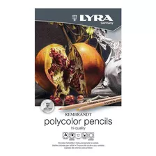 Lapis De Cor Lyra Polycolor Rembrandt 12 Cores