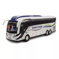 Brinquedo Miniatura Ônibus Ouro E Prata G8 1200 Lançamento.