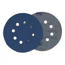 Disco De Lixa Com Velcro Para Roto Orbital 125mm Grão 60