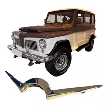 Emblema W Do Bico Capô Rural Pick Up F-75 Willys 60 A 71