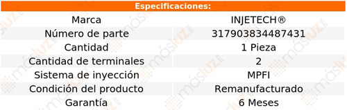 1) Inyector Combustible Mountaineer V8 4.6l 02/03 Injetech Foto 4