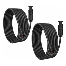 Extension De Cable Solar Com Mc4 X 10 M Cada Punta 1500v Dc