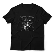 Polera Manga Corta - Cat - Gato - 2xl - 3xl