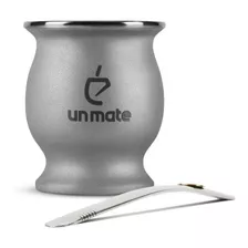 Mate Termico Acero Inoxidable + Bombilla Un Mate 