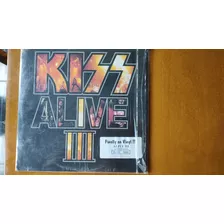 Kiss Alive 3 Vinilo Doble De Colección Color Azul Nuevo 